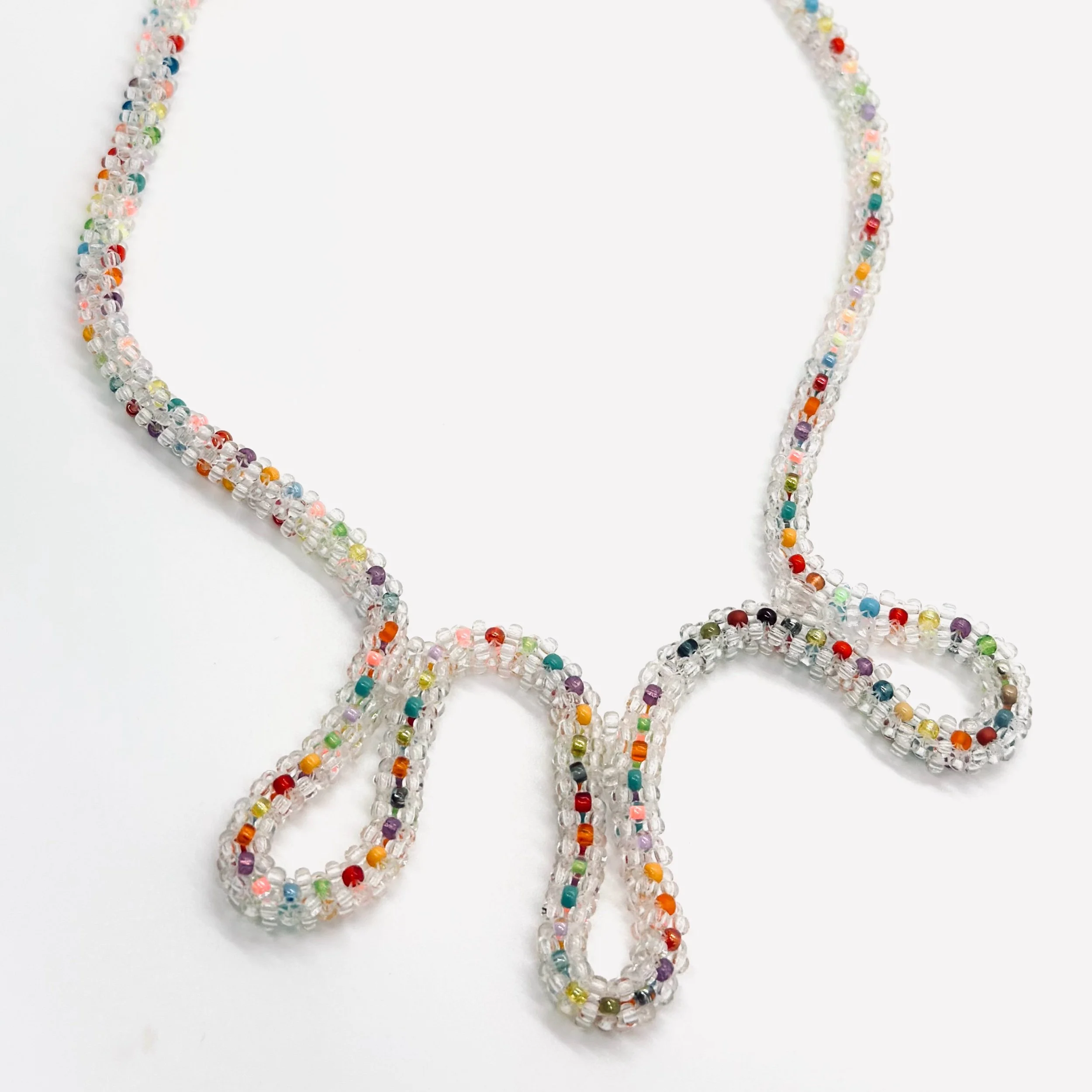 No. 028, Hand Beaded Necklace