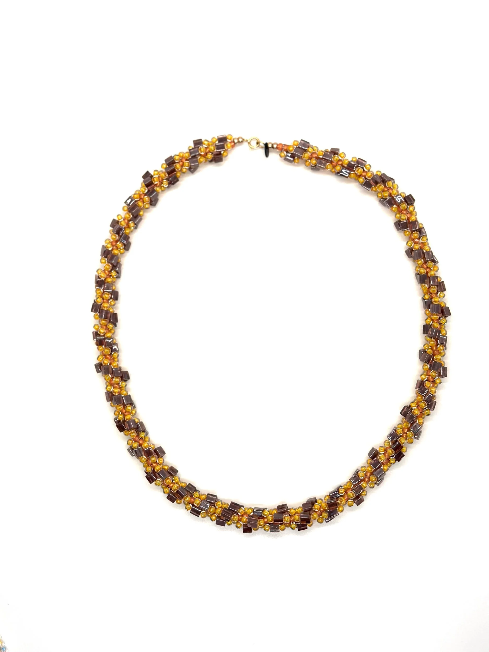 No. 06, Hand Beaded Rope Necklace