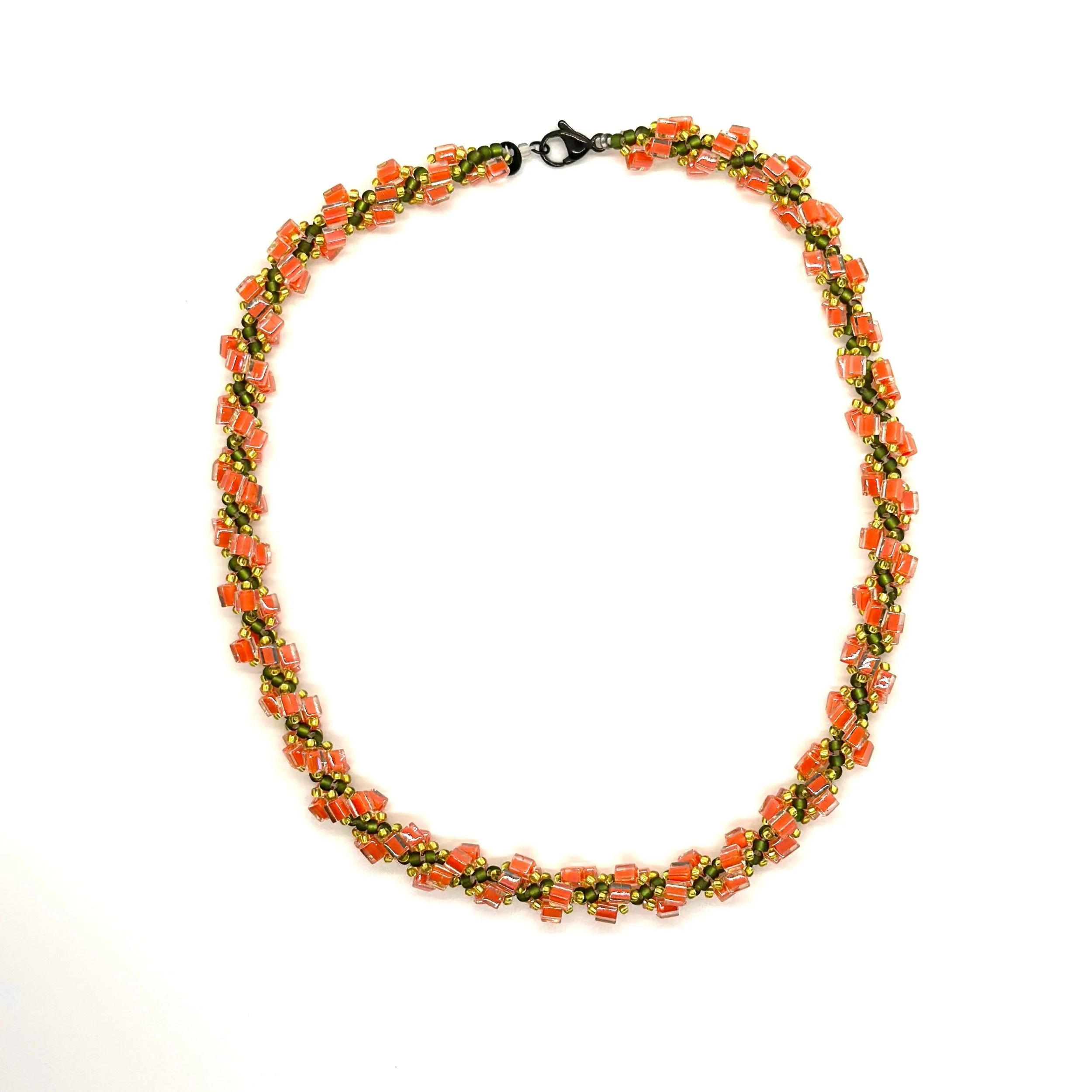 No. 04, Hand Beaded Rope Necklace