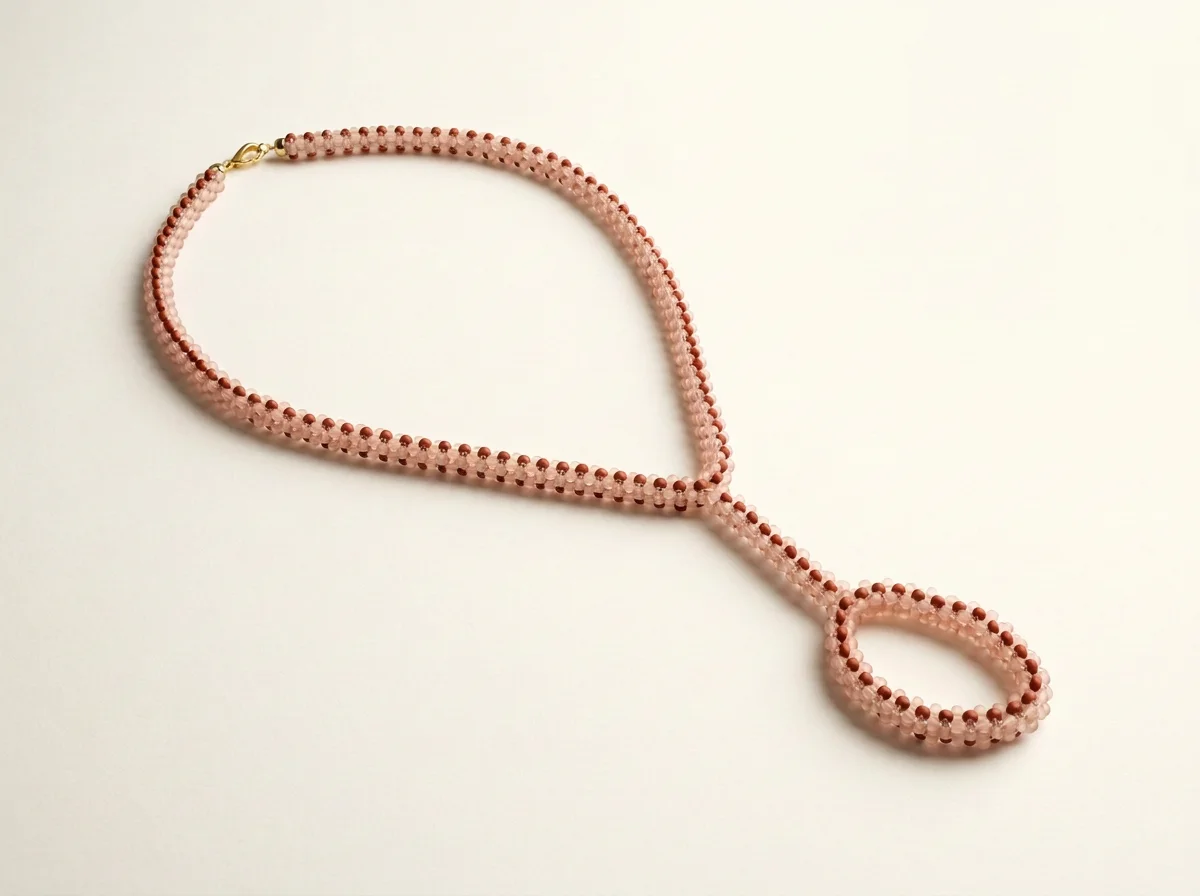 No. 023, Hand Beaded Necklace