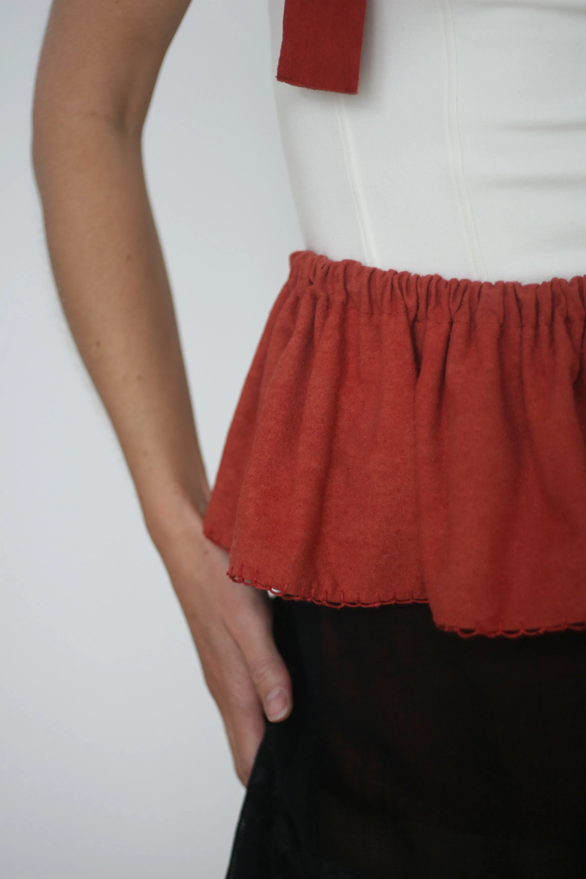 naturally dyed raw silk belt — collab with Celeste Johnson for Parlour