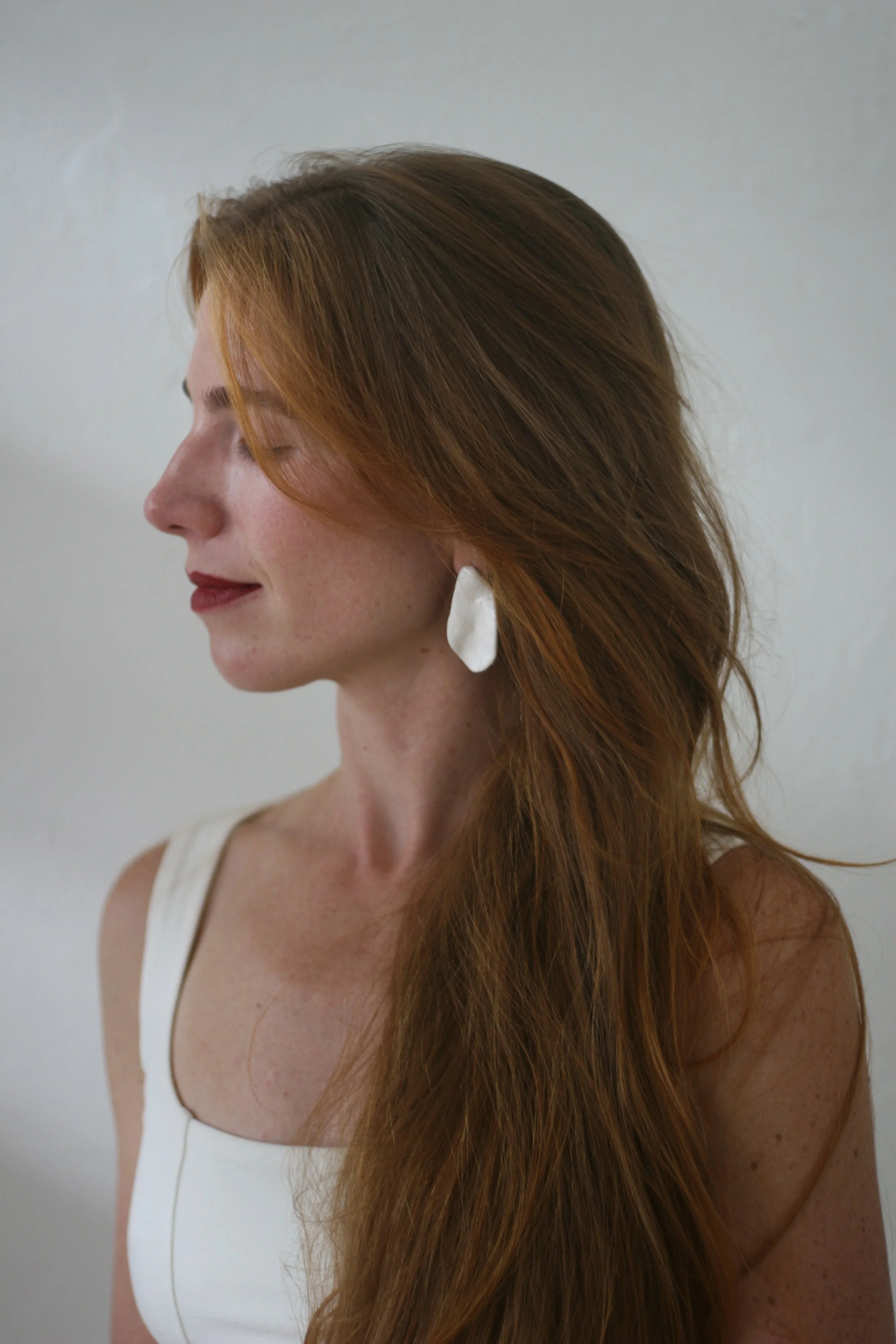 ceramic earrings — collab with Celeste Johnson for Parlour