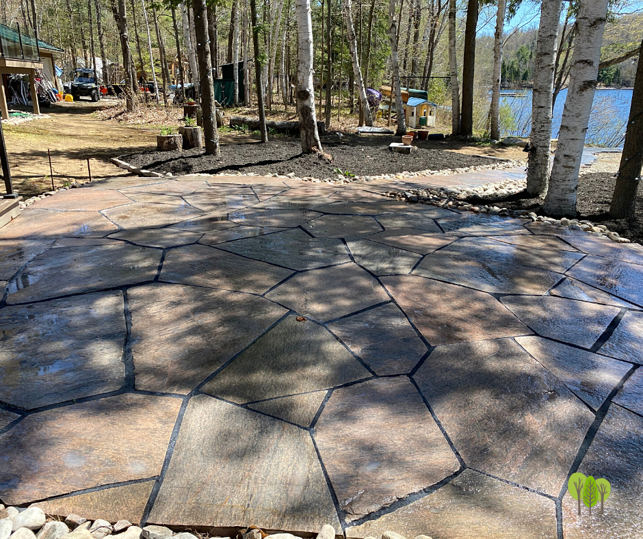 Lake of Bays - Patio Lift & Relaid