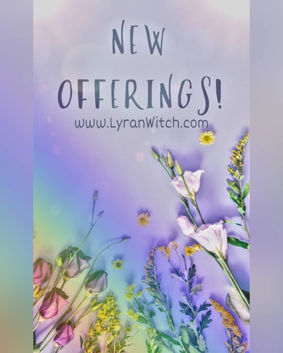I've been working hard behind the scenes &amp; am stoked to announce that I have A TON of new &amp; varied offerings! 

 🔮 I now offer live psychic readings specifically for love, finance/career, wellness, urgent messages from spirit guides, animal 
