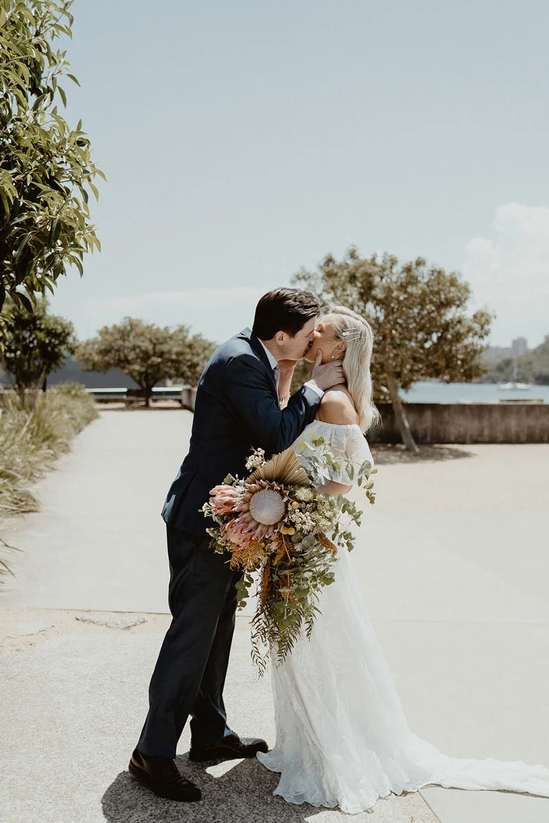 Chris &amp; Sophie's native wildflower Balmain wedding