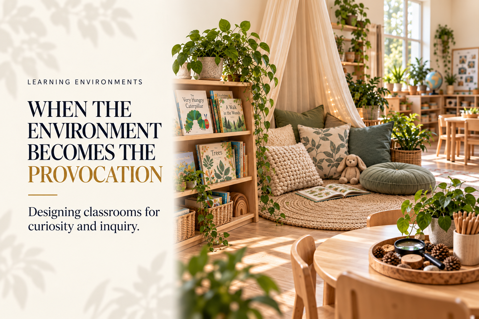 When the Environment Becomes the Provocation: Designing Classrooms for Curiosity and Inquiry