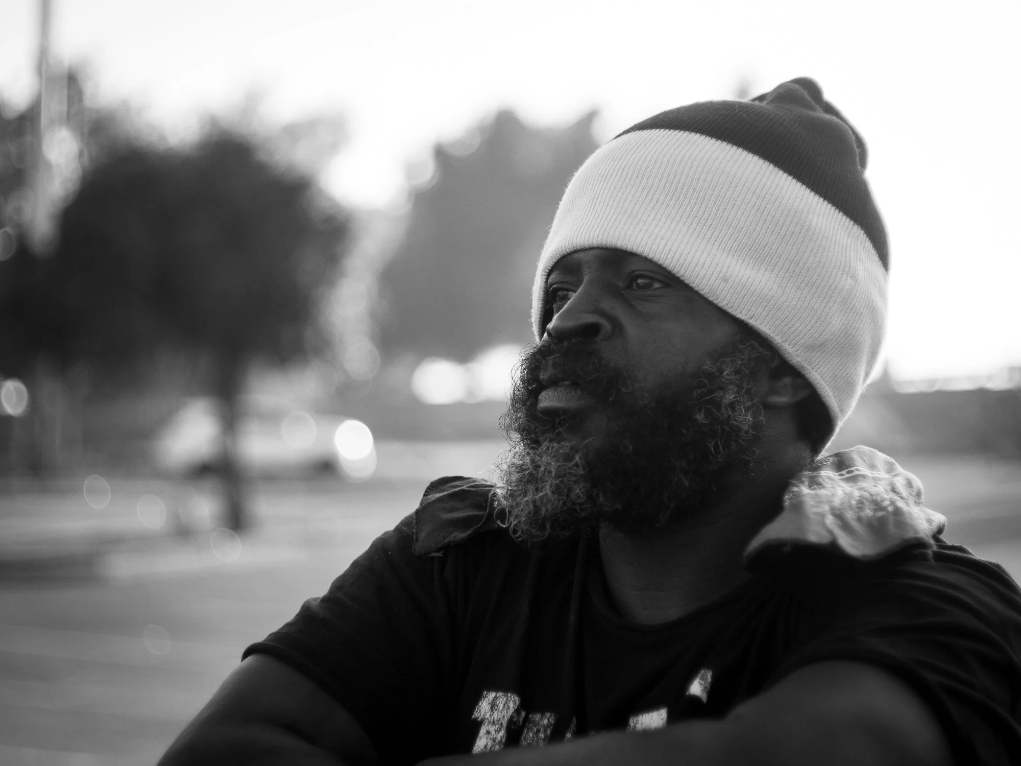 I met Shady a couple months ago. I was riding my bike a few blocks away from Alexandria. I say him standing in the street, clearly having a moment. I stopped and asked him what was going on. He told me about a beef he was having with someone else. I 