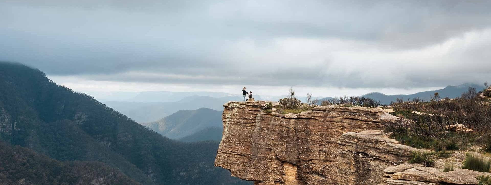 A Proposal at Kanangra Walls taken by a Sydney Proposal Photographer