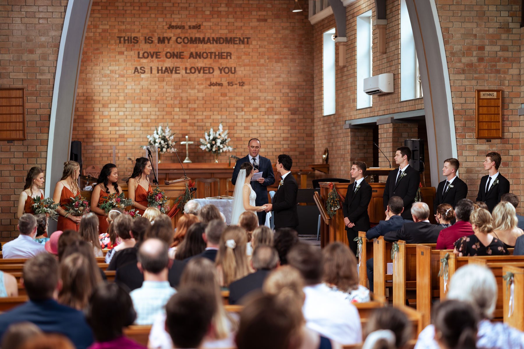 Photo from a wedding in a Sydney Anglican Church taken by a Sydney Wedding Photographer