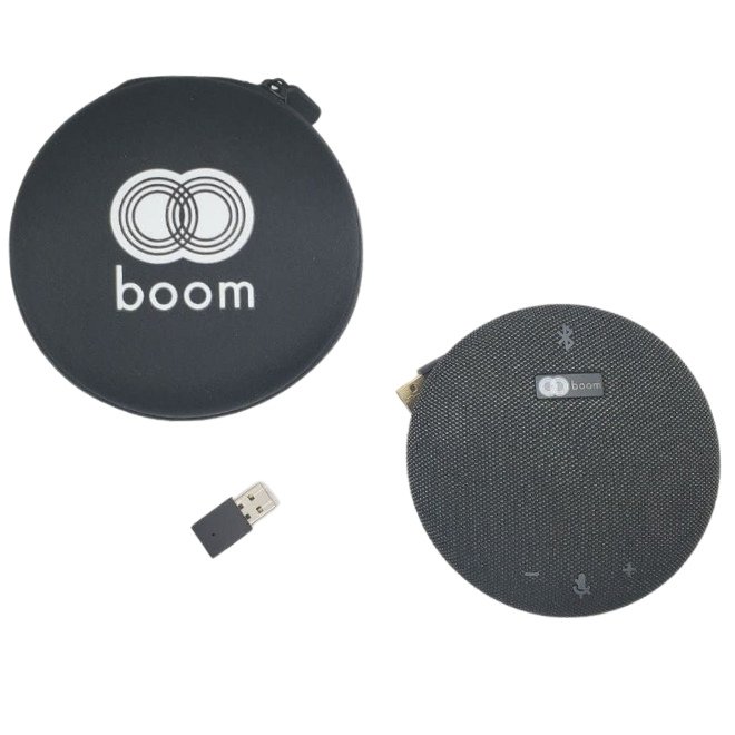 Boom GIRO microphone speaker conference call device