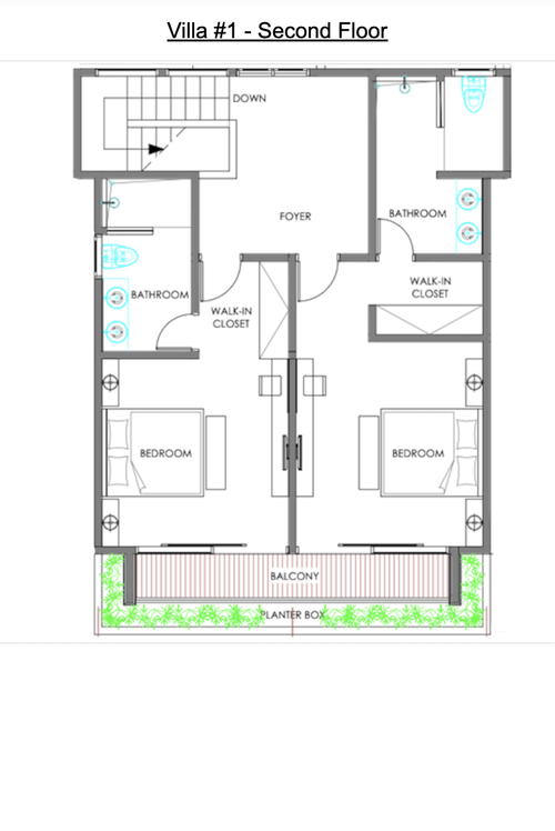 Floor Plans The Pererenan Villas