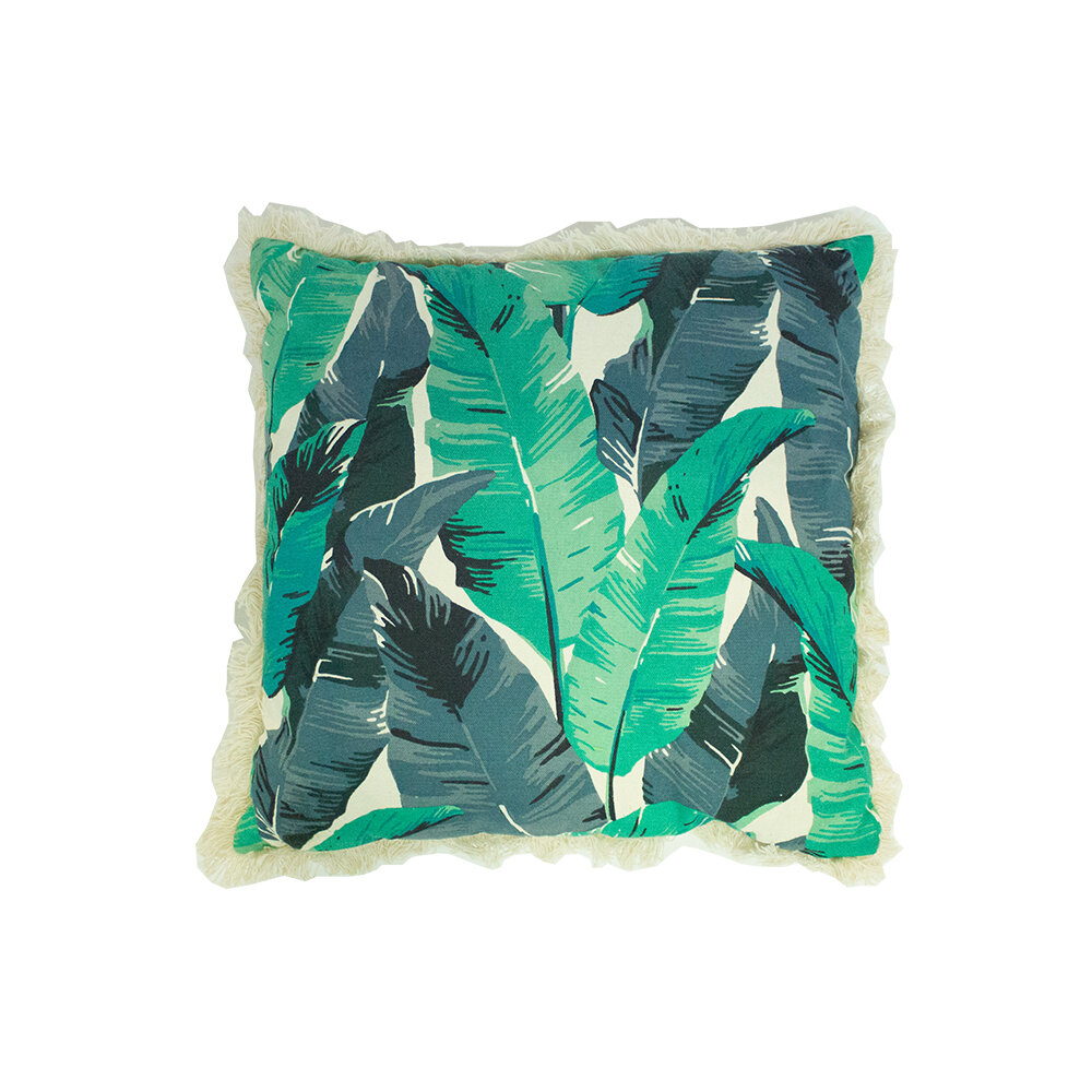 Cushion - Banana Leaf Print