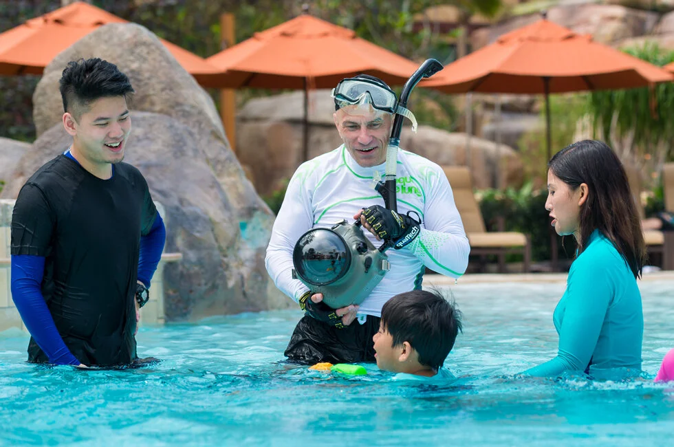 Underwater at HK Disneyland