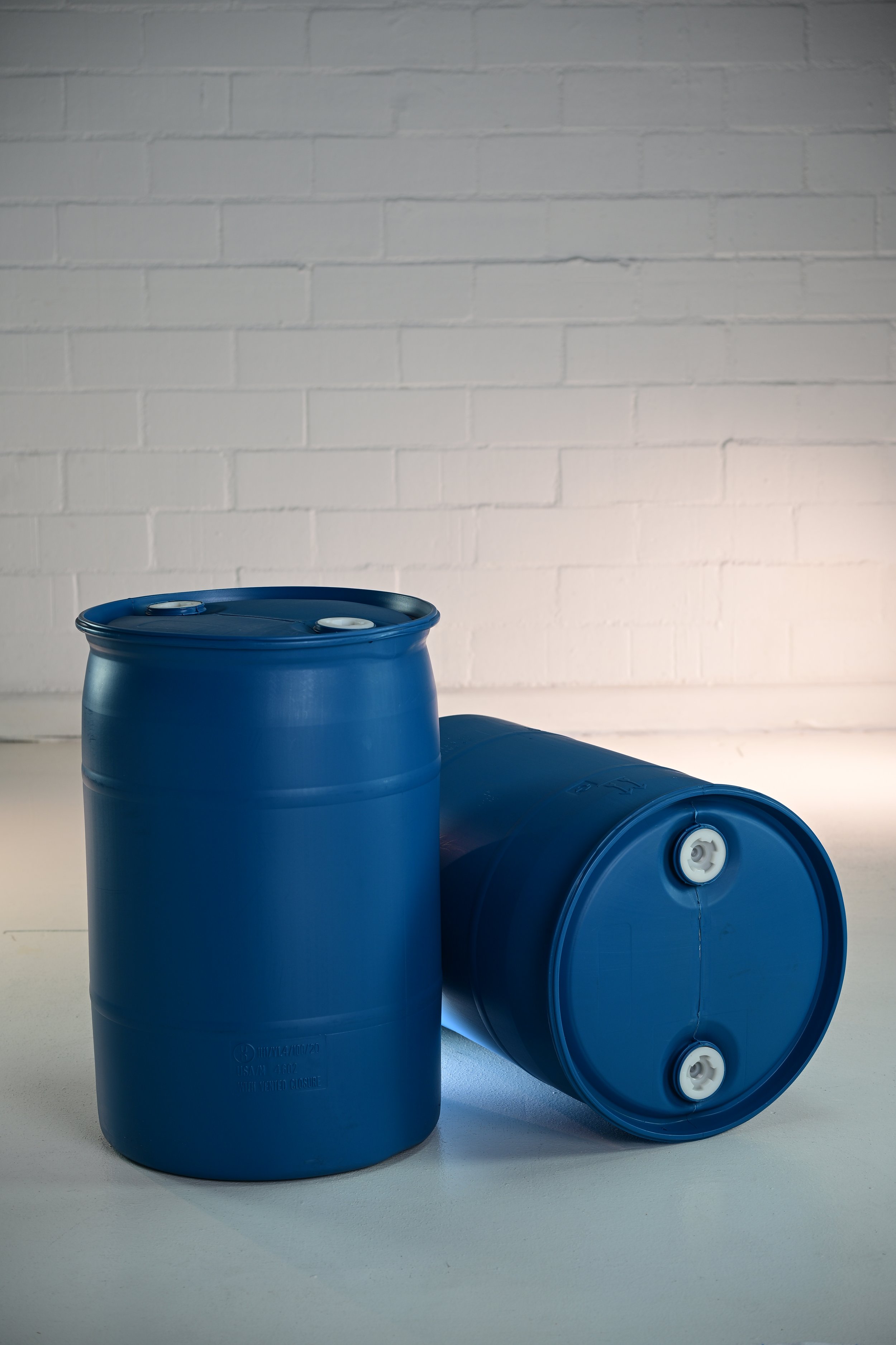 30 Gal. Poly Drum - Tight Head Blue 1H1/Y1.8/100