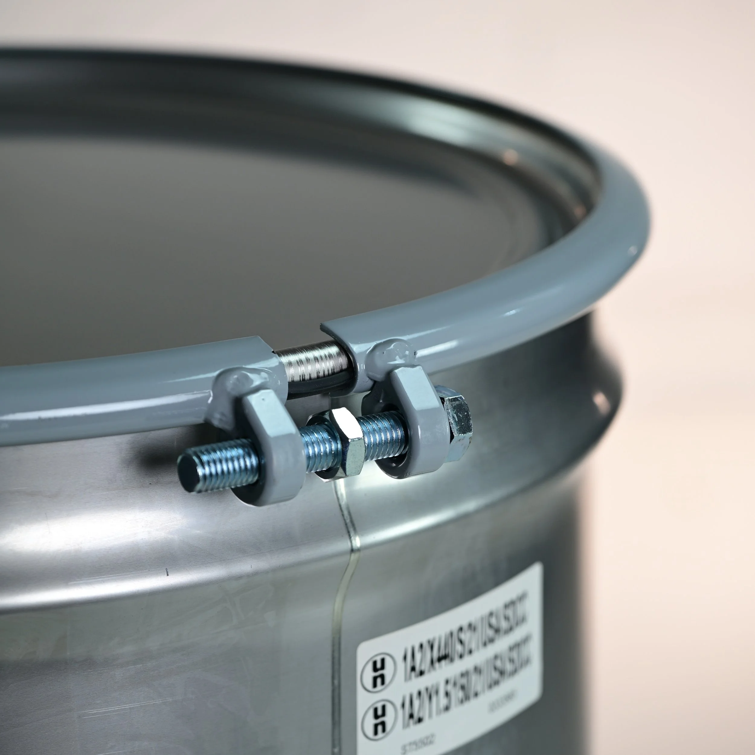 55 gallon stainless steel drum 304 finish detail — UN certified Southern California