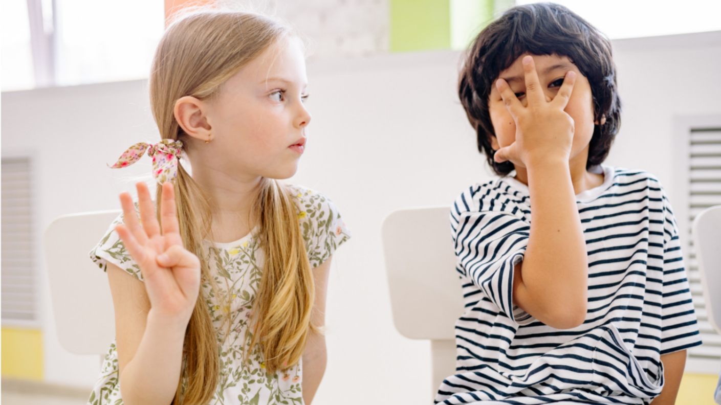 Gebarentaal tijdens werken in de kinderopvang