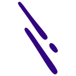 Zorgwerk: Paarse strepen decoratie werken in de zorg zorg
