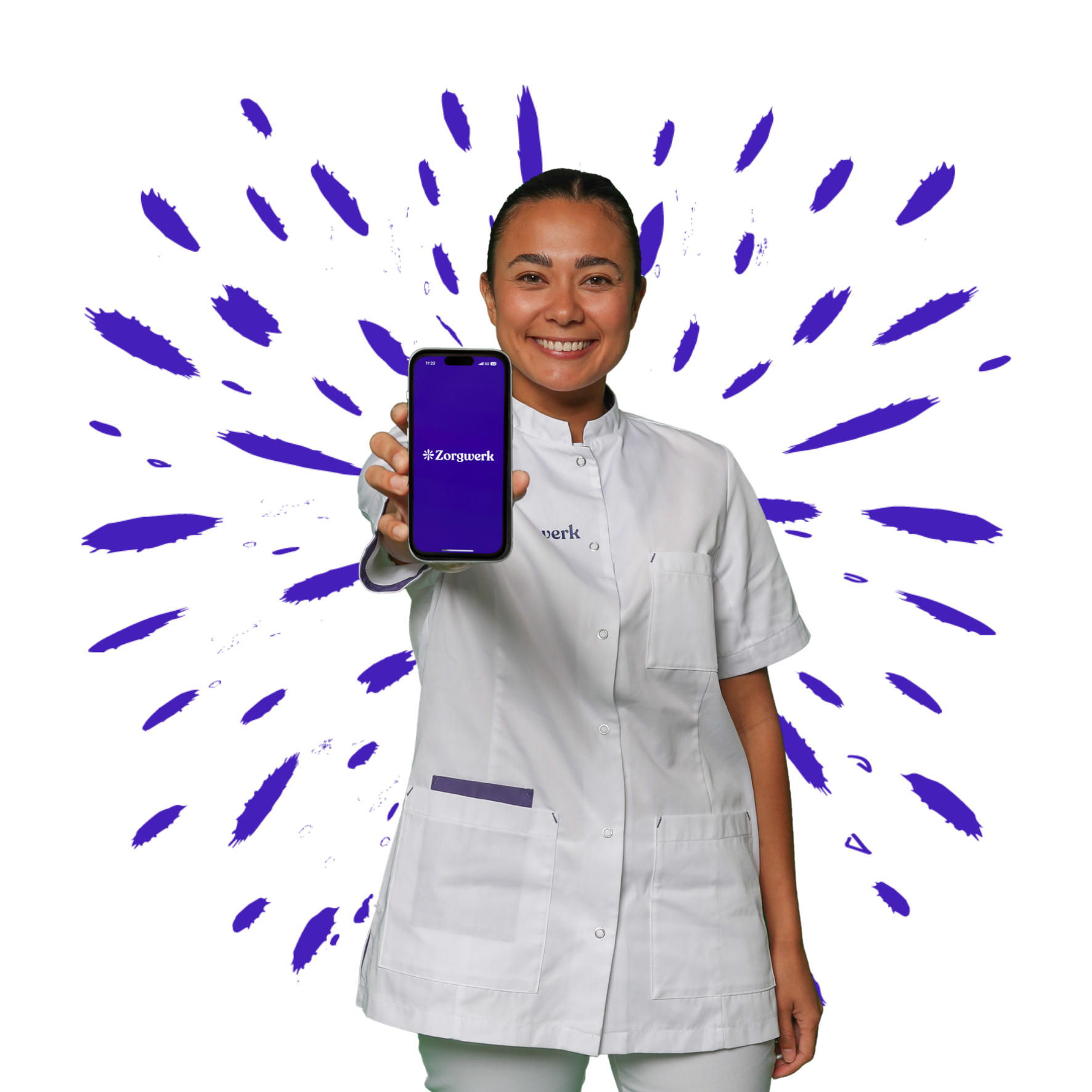 Werken in de thuiszorg vacatures portret met spark