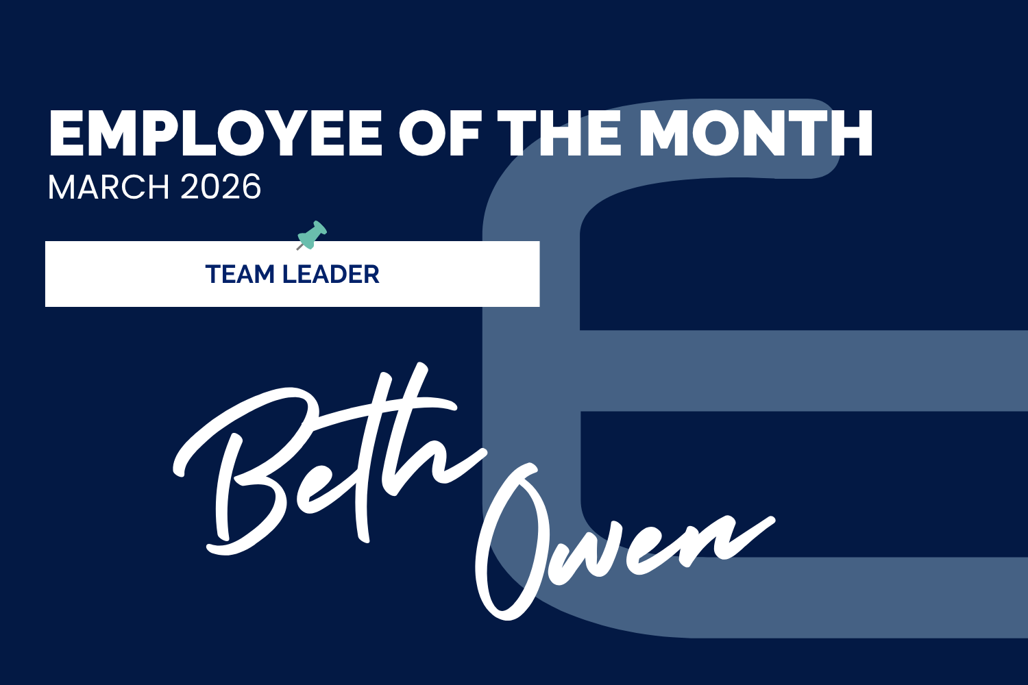 Employee of the Month: Beth Owen