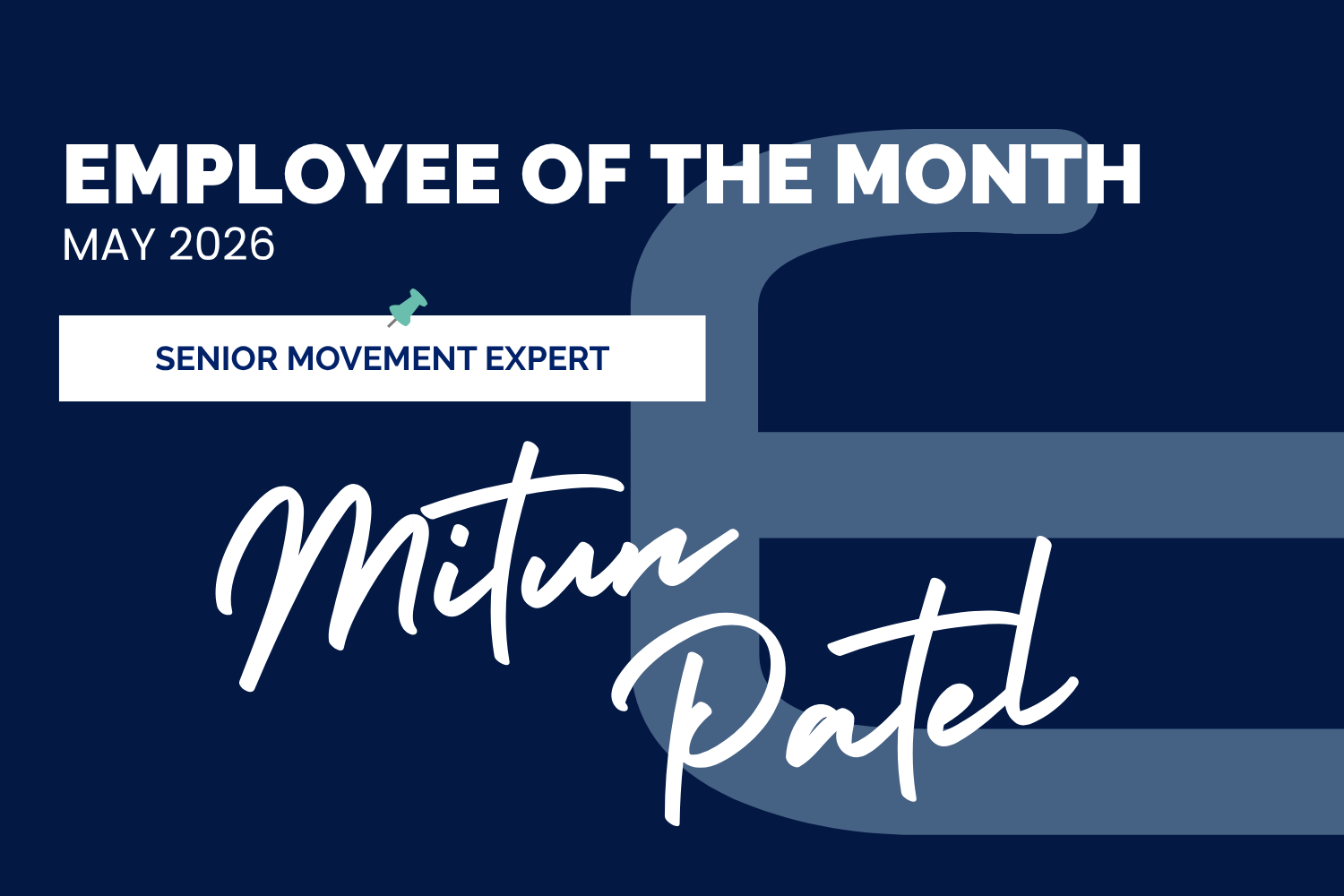 Employee of the Month: Mitun Patel