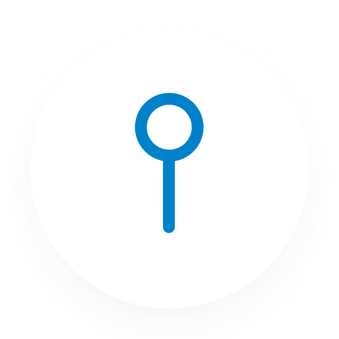 Icon indicating timely vehicle deliveries with real-time tracking updates