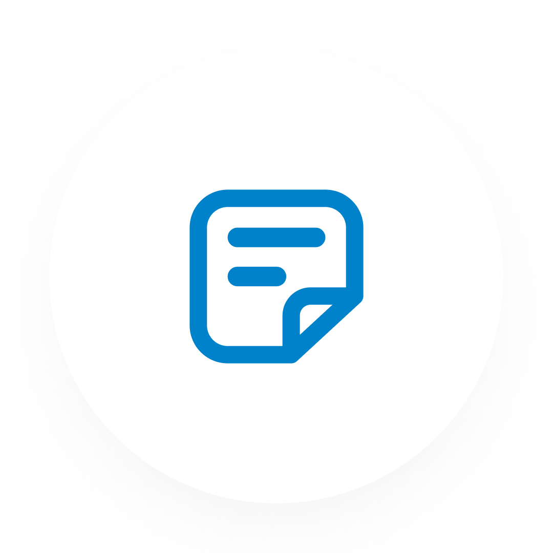 Document icon showing instant POD and POC documentation after vehicle movement