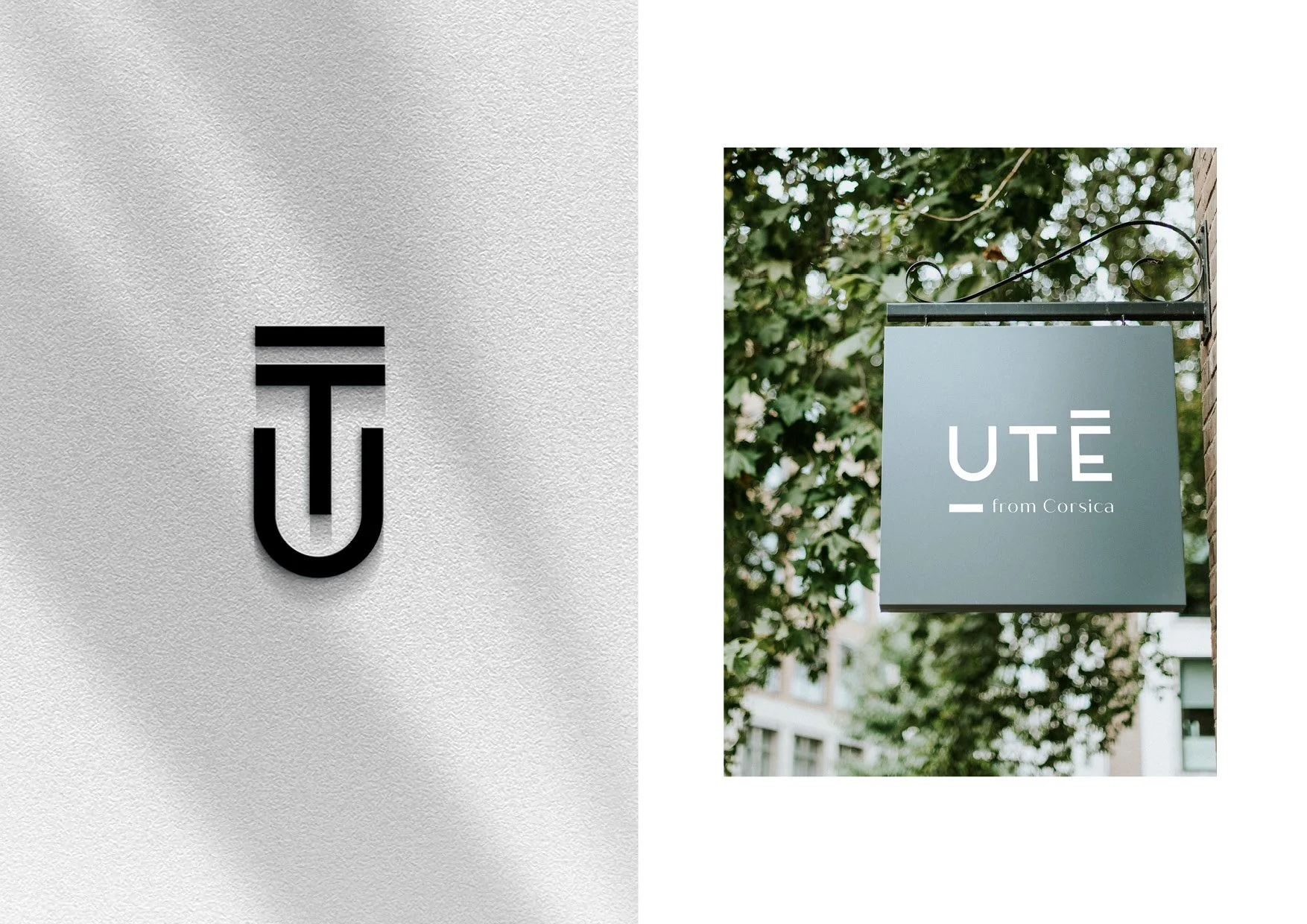 Branding - création du logo et de l'identité visuelle de la marque Utè - thés corses