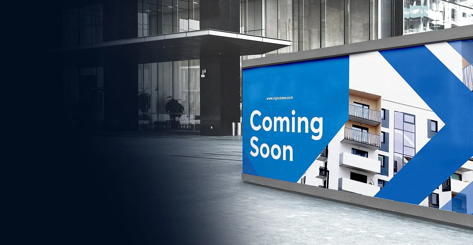 Advertising Hoarding Signs & Construction Hoarding Printing Signs Base