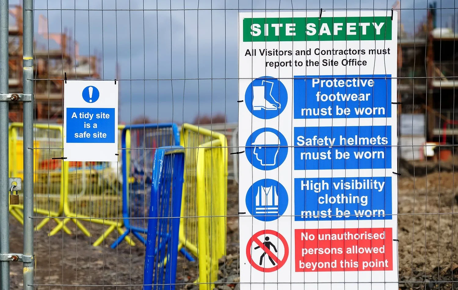 Site Safety Boards Printing Construction Site Boards Signs Base