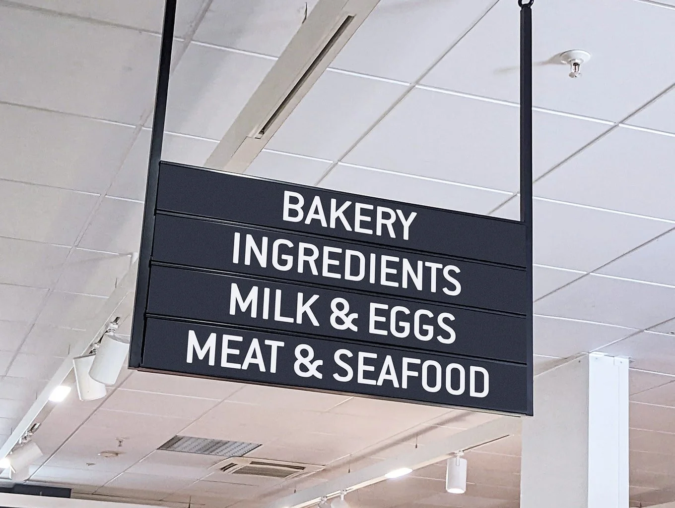 Ceiling Suspended Signs & Hanging Signs Signs Base