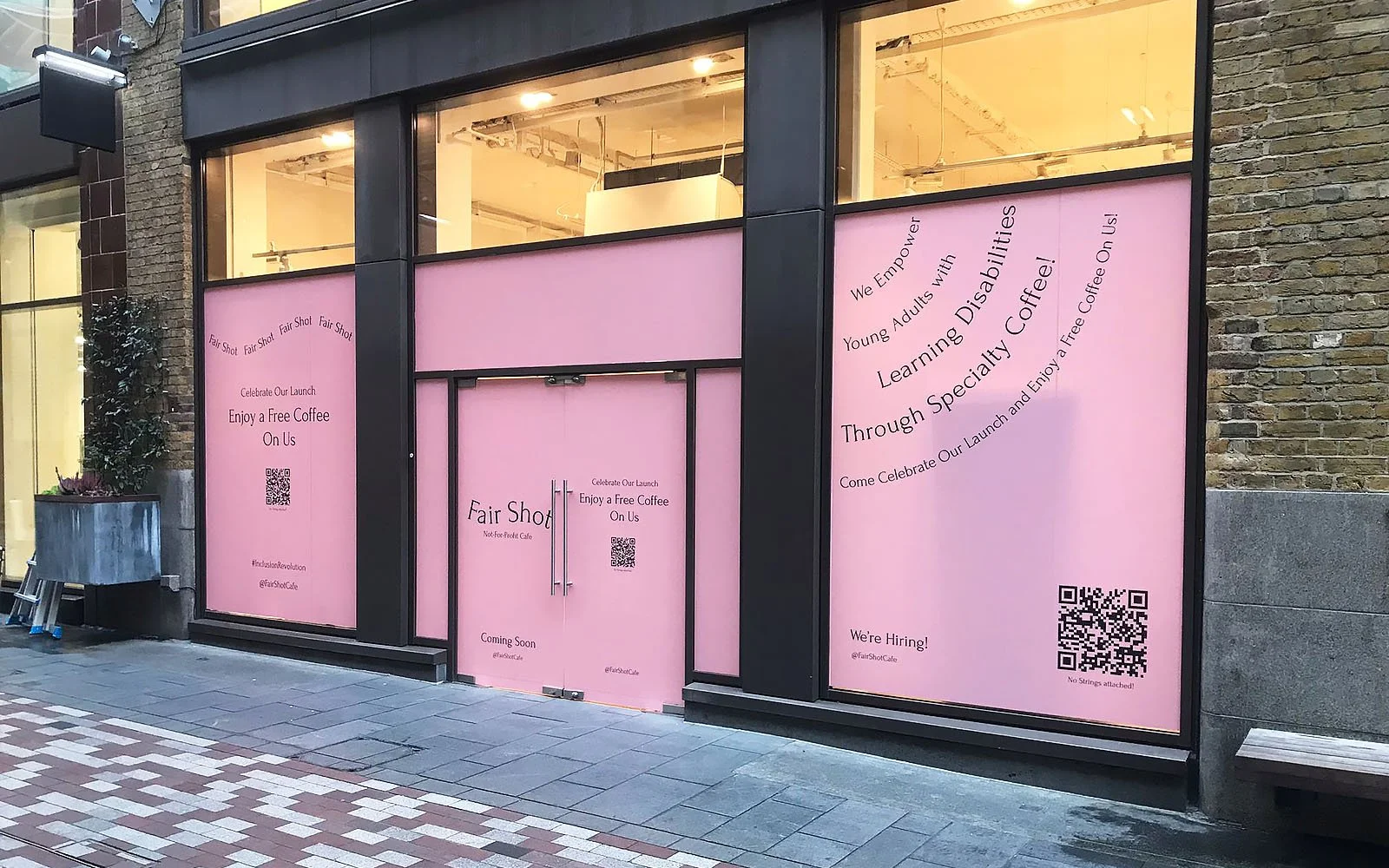 Temporary Window Graphics Shop Opening Window Graphics Signs Base