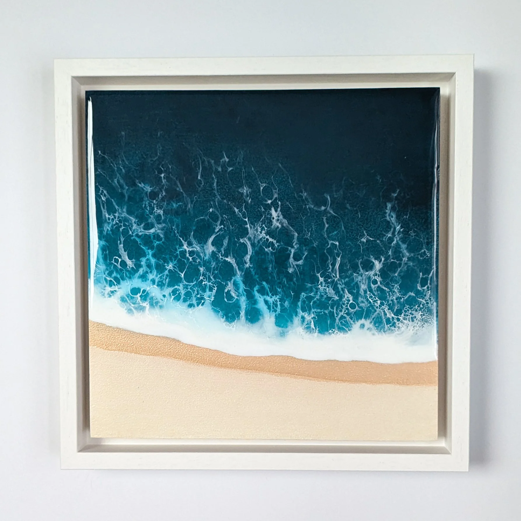 Resin Ocean Square Artwork #1