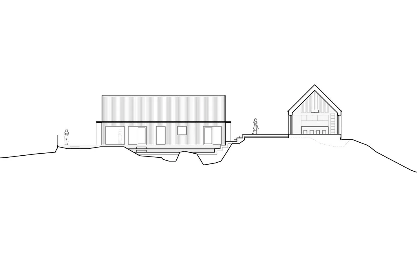 Drawings for an ongoing project in Norrt&auml;lje kommun. A new-build cliffside fritidshus development comprising huvudhus, g&auml;sthus &amp; garage. Adapted to nature and topography.

@rushtonarkitektur

#arkitektritat #norrt&auml;lje #v&auml;dd&ou