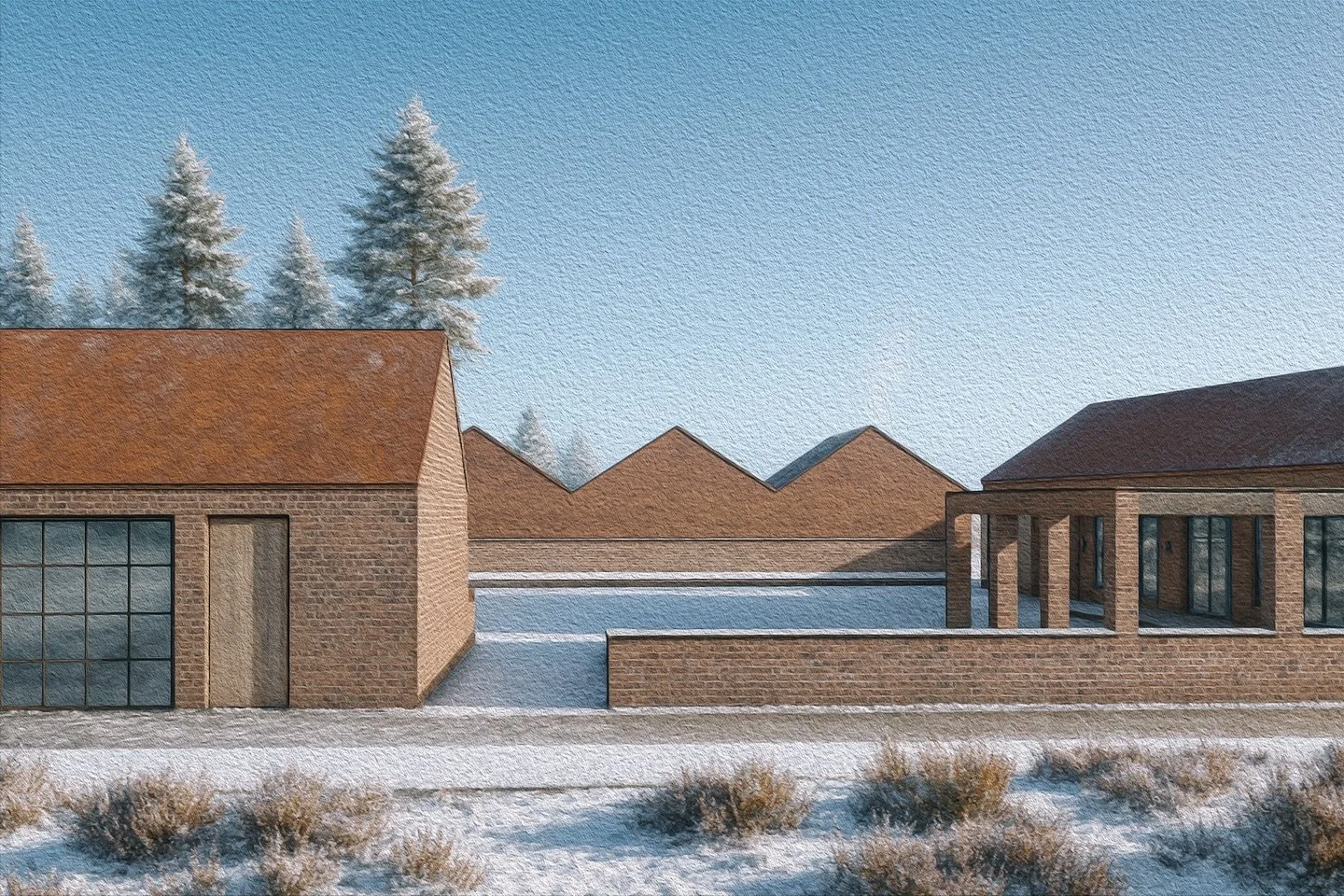 Work in progress. Modern farmstead outside Nyk&ouml;ping.

@rushtonarkitektur

#arkitektritat #nyk&ouml;ping #ladhus #scandi #scandihome #scandistyle #nordicdesign #nordichome #livetp&aring;landet #arkitekt #villa #gard #g&aring;rdliv #sk&aring;neg&a