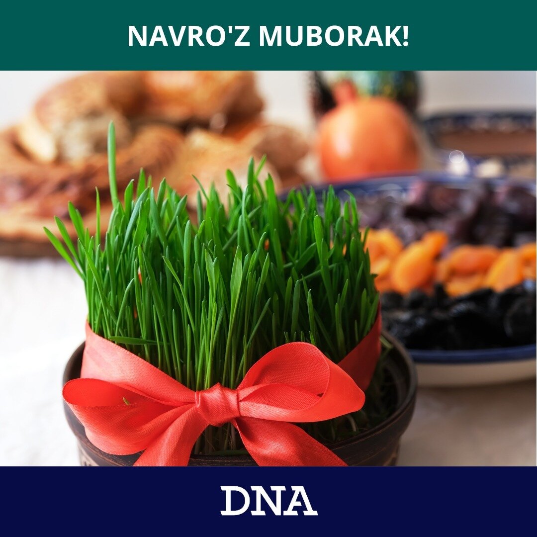 The DNA team wishes you a joyous start to spring. 🎀
---
DNА jamoasi sizni bahor boshlanishi bilan tabriklaydi. 🎀
---
Команда DNA поздравляет вас с началом весны. 🎀