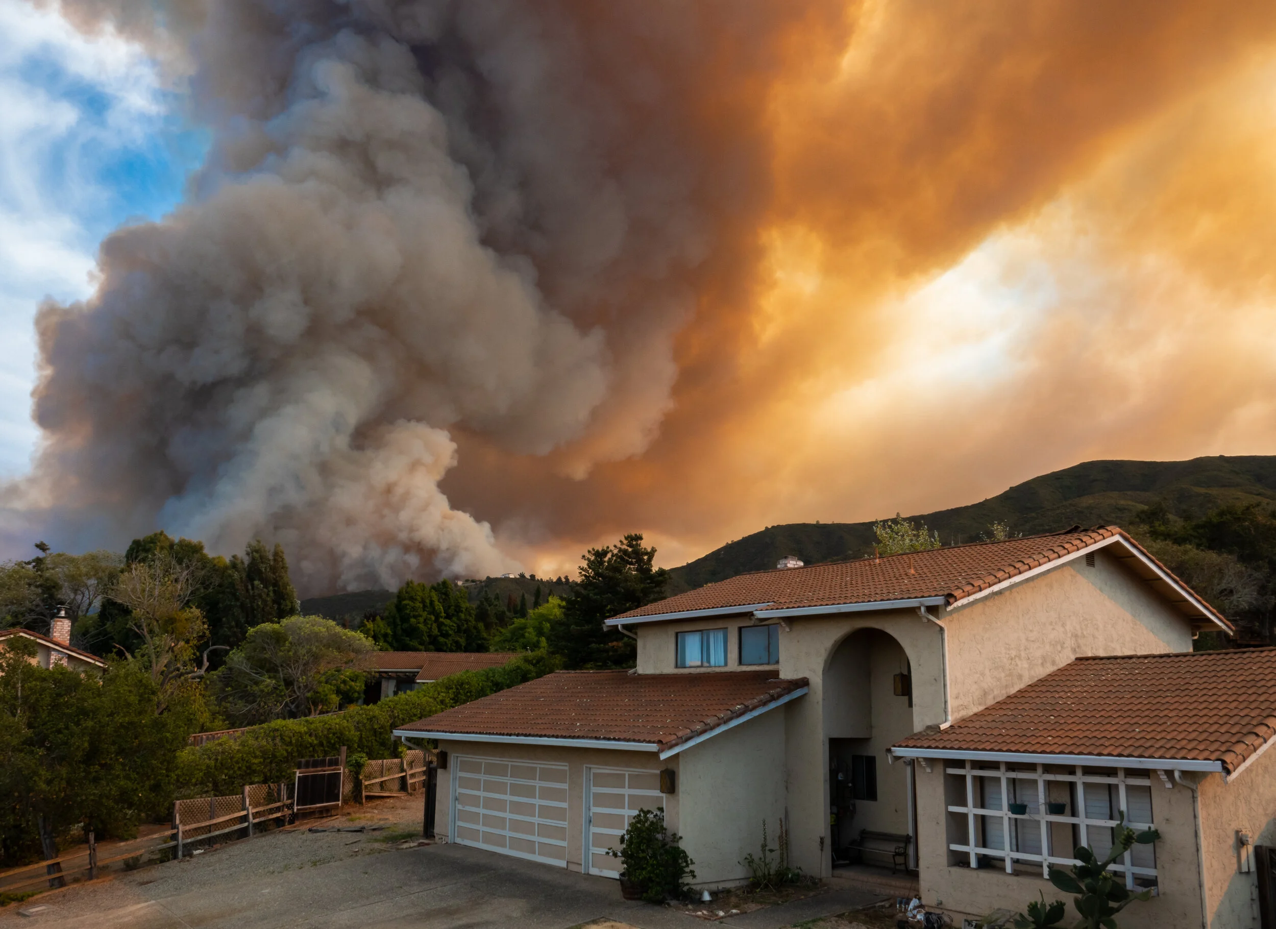 Home in the wildland urban interface. Protect your home. Wildfire mitigation and defensible space in Utah