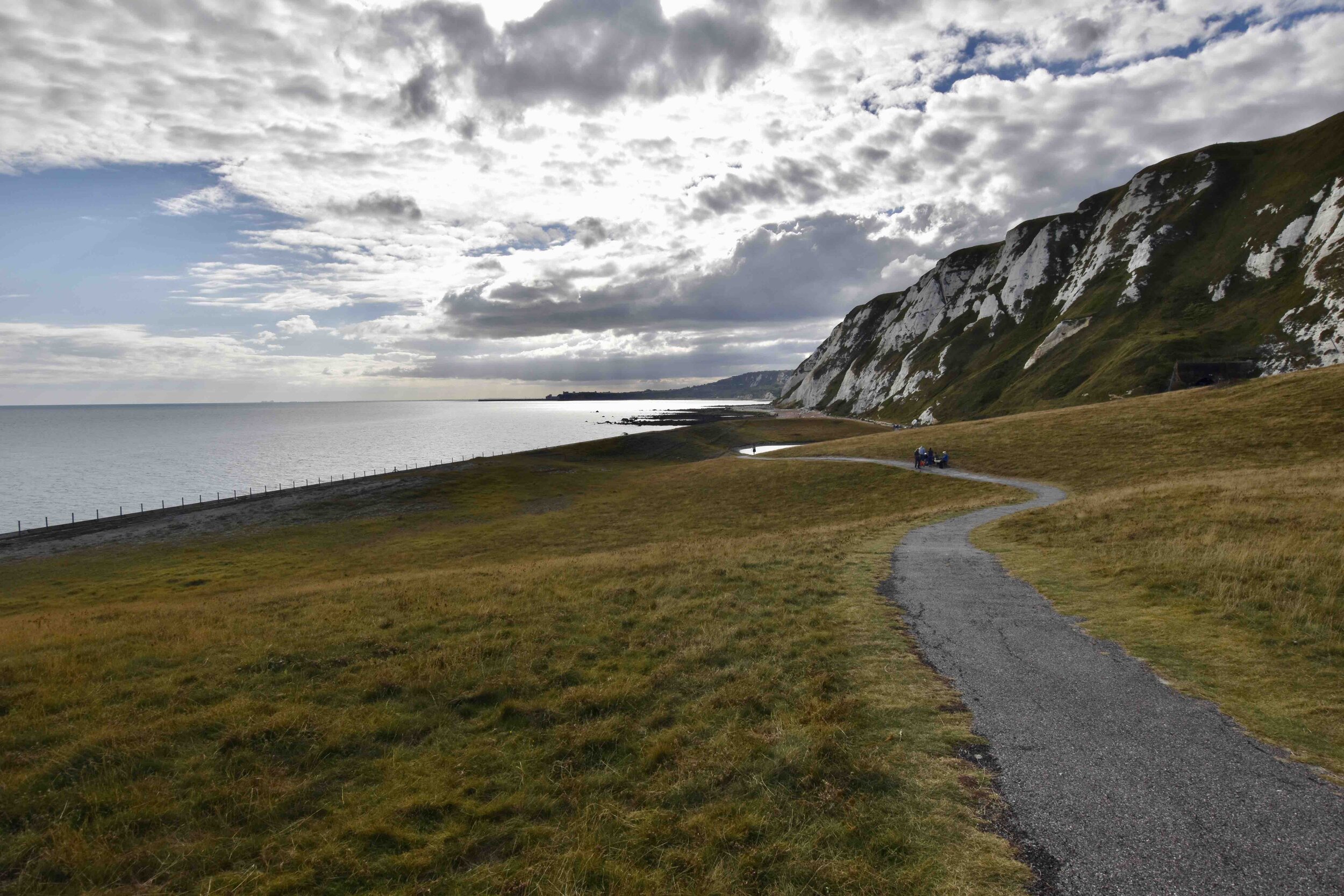 A wheelchair accessible walk at Samphire Hoe in Dover.