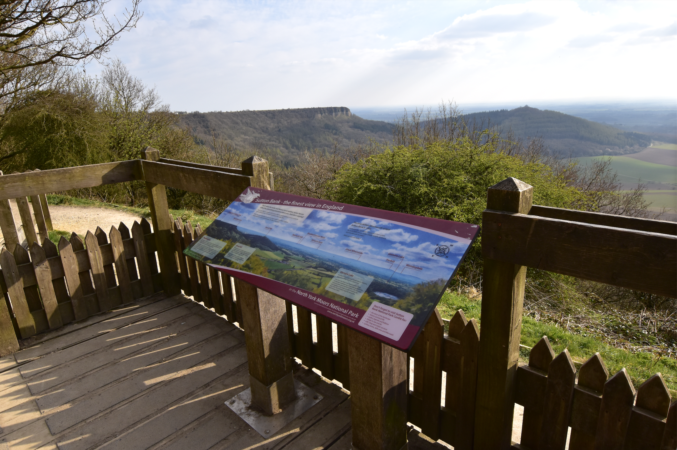The Finest View in England - Sutton Bank, North York Moors