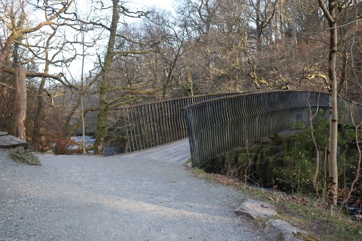 Trevor Woodburn Bridge, at Skelwith Force - Wheelchair Accessible Waterfall in the Lake District