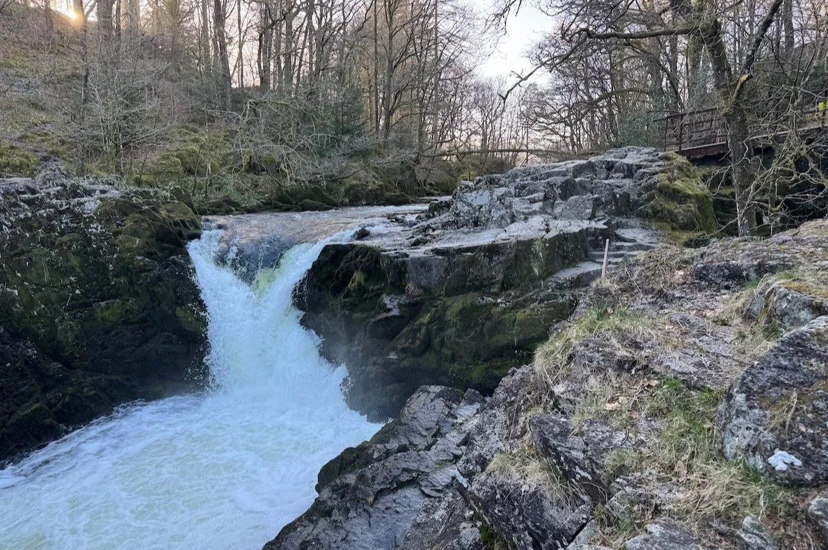 Skelwith Force - Wheelchair Accessible Waterfall in the Lake District