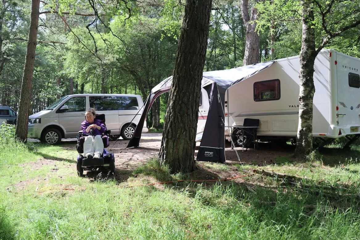 Glenmore Campsite caravan pitch