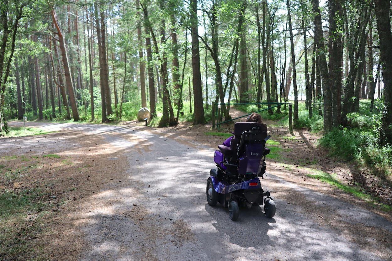 Karla at Glenmore Campsite 