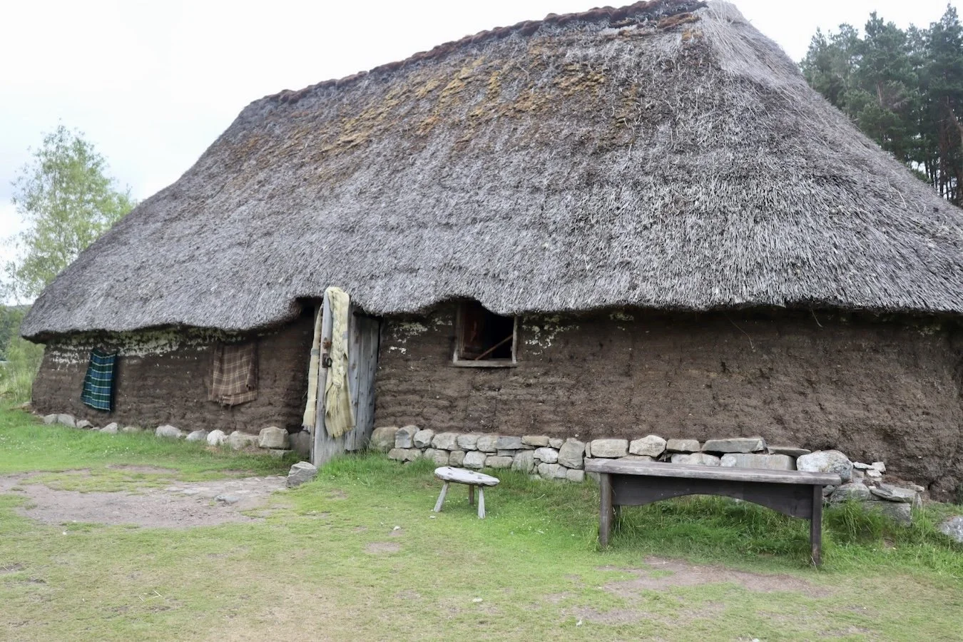 1700s home at the Highland Folk Museum 
