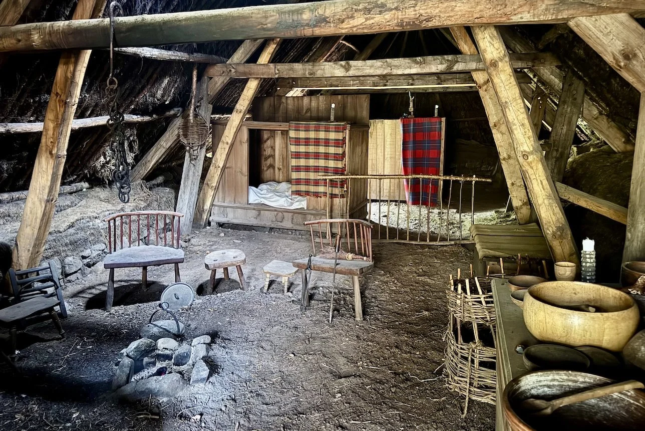 1700s home at the Highland Folk Museum 