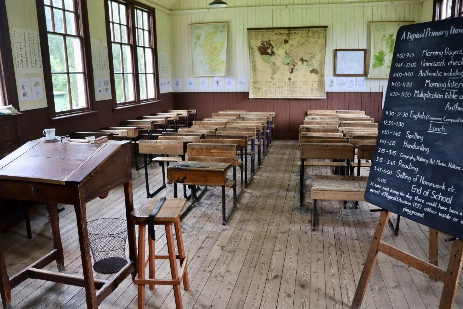 School at the Highland Folk Museum 
