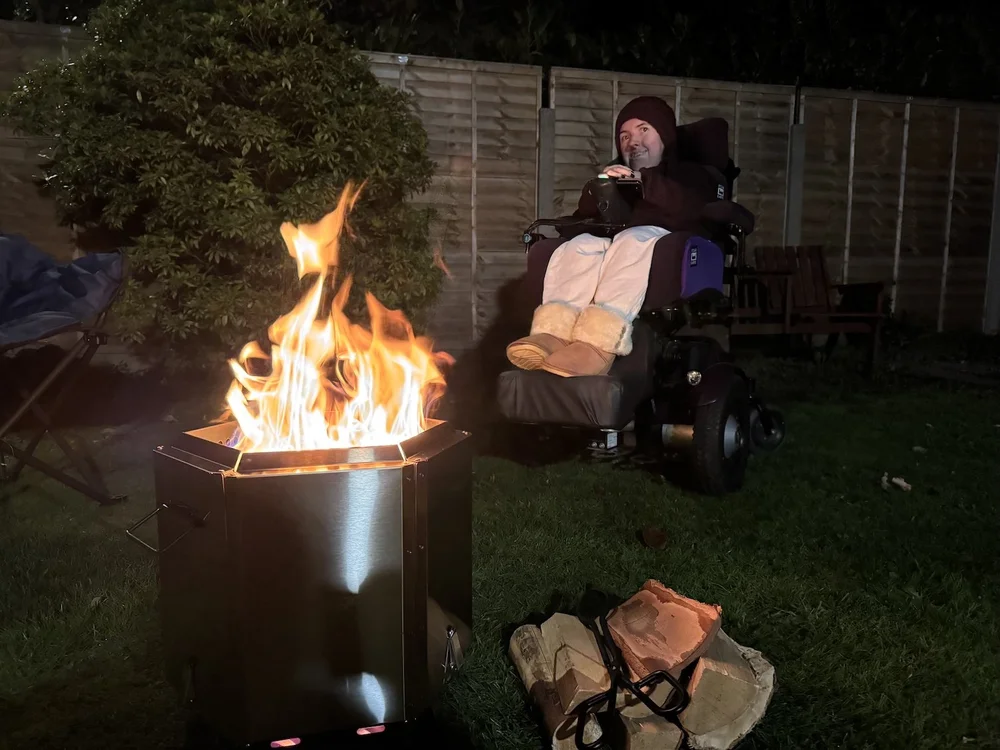 The Vango Nomad Portable Smokeless Fire Pit