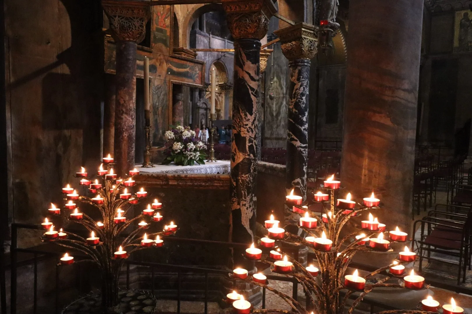 St Mark's Basilica candles