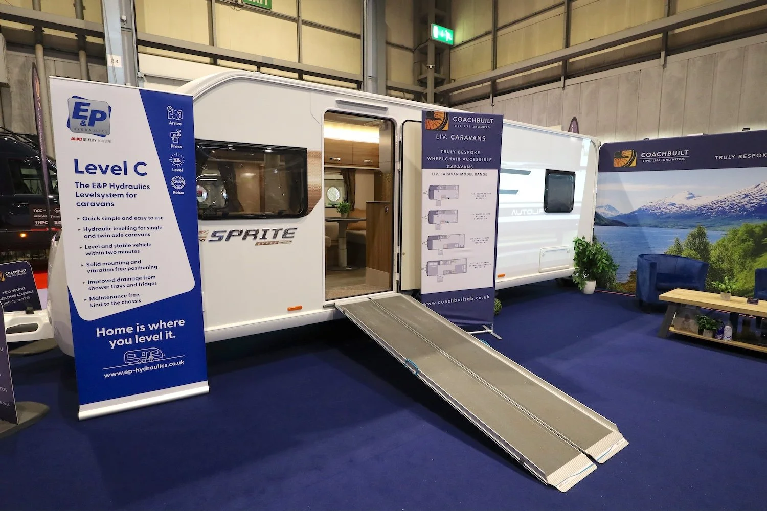 LIV Swift Sprite Super Quattro FB - Coachbuilt wheelchair accessible caravan