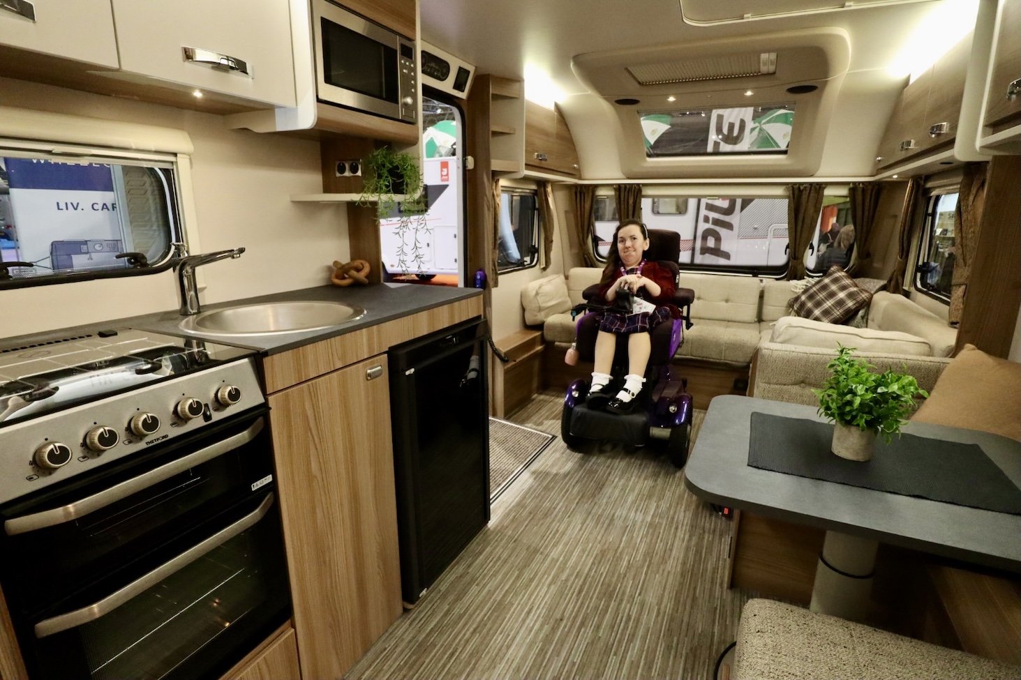 LIV Swift Sprite Super Quattro FB - Coachbuilt wheelchair accessible caravan