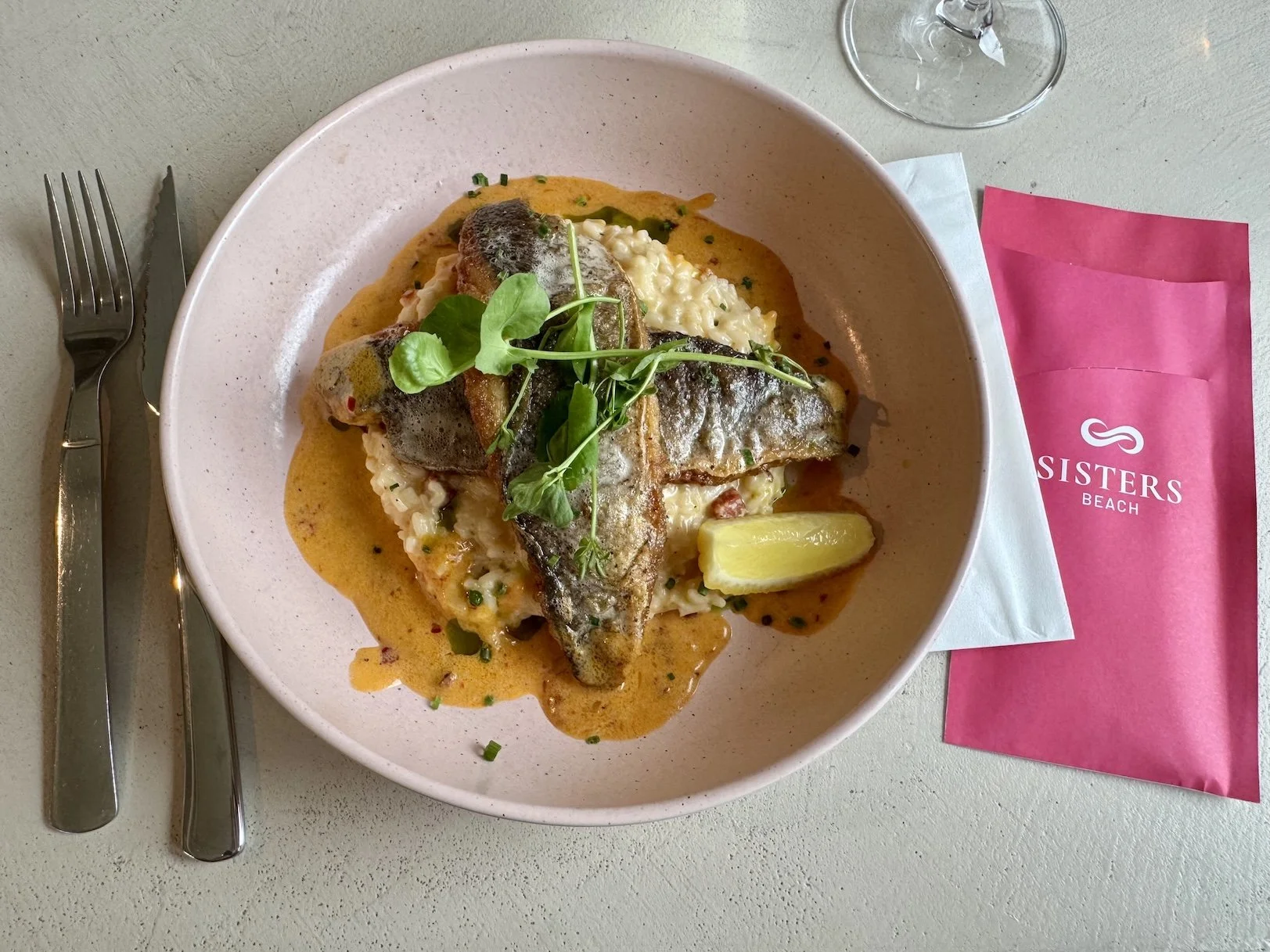  Seafood from Sisters Beach restaurant at Katwijk aan Zee in the Netherlands 